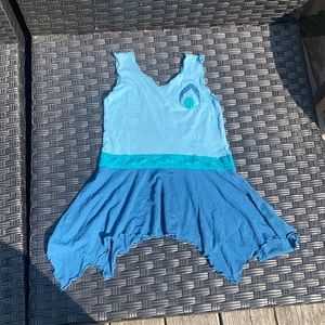 OXYLM kids Bamboo and organic cotton blend Peacock 🦚 themed light dressshirt 2T